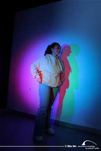 Les participants au Musée de l'Illusion