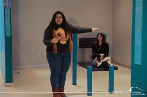 Les participants au Musée de l'Illusion