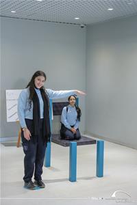 Les participants au Musée de l'Illusion