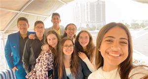 Les lauréats de l'atelier au bord du Nil