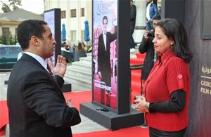 Dr Yasser Moheb, Directeur du Festival et Dr Marwa El Sahn, Directrice du Centre d'Activités Francophones - CAF