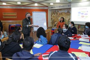 Les participants de l'atelier