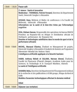 Le programme du colloque