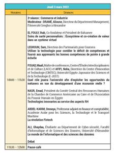 Le programme du colloque