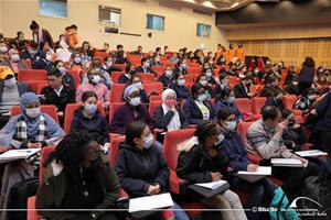 Les participants à la dictée PICADELF