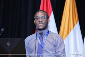 L'intervention de M. Manassé Eliantus Michel, Étudiant en Management de projets, Université Senghor à Alexandrie et Analyste de données au Programme Alimentaire Mondial des Nations Unies