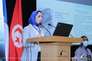 L'intervention de Dr Noha Ghanem, Directrice du Département de l'Enseignement médical, de la recherche et des publications à ICOM groupe, Afrique du Nord et Golfe
