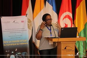 L'intervention de M<sup>me</sup> Etotépé Sogbohossou, Directrice du Département Environnement, Université Senghor à Alexandrie              