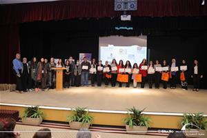 Photo de groupe avec les lauréats