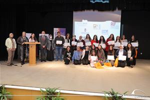 Photo de groupe avec les lauréats