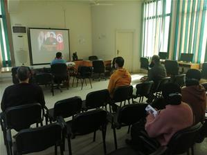  Le public du colloque à l'Ambassade de Savoir de l'Université de Mansoura