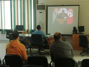  Le public du colloque à l'Ambassade de Savoir de l'Université de Mansoura