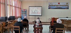  Le public du colloque à l'Ambassade de Savoir de l'Université de Zagazig
