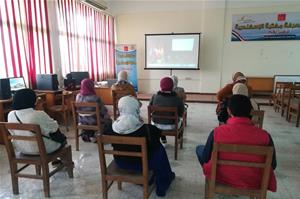  Le public du colloque à l'Ambassade de Savoir de l'Université de Zagazig