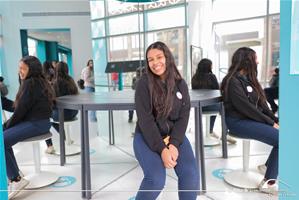 Les participants au Musée de l'Illusion