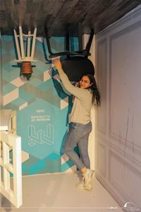 Les participants au Musée de l'Illusion