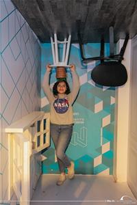 Les participants au Musée de l'Illusion