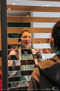 Les participants au Musée de l'Illusion