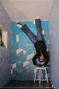 Les participants au Musée de l'Illusion