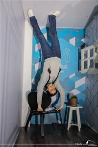 Les participants au Musée de l'Illusion