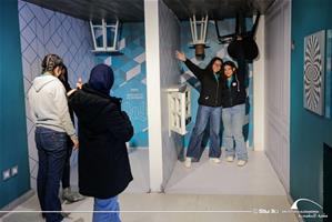 Les participants au Musée de l'Illusion