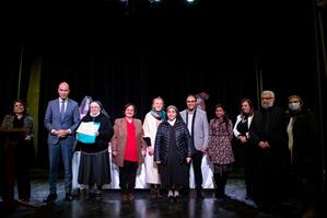 la cérémonie de clôture de la 10ème édition du festival jeune théâtre.