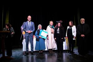 la cérémonie de clôture de la 10ème édition du festival jeune théâtre.