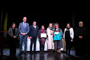 la cérémonie de clôture de la 10ème édition du festival jeune théâtre.