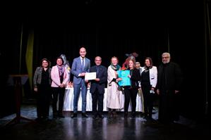 la cérémonie de clôture de la 10ème édition du festival jeune théâtre.