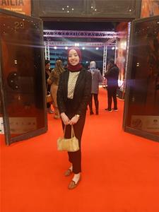 ​Les lauréates de l'atelier lors de la cérémonie d'inauguration du festival