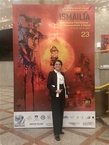 ​Les lauréates de l'atelier lors de la cérémonie d'inauguration du festival