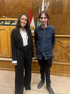 Les lauréates avec Pip Chadorov, Spécialiste de cinéma 