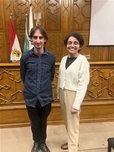 Les lauréates avec Pip Chadorov, Spécialiste de cinéma 