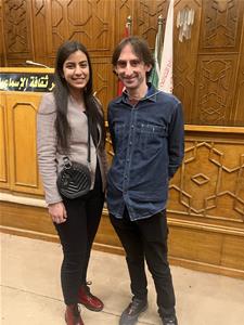 Les lauréates avec Pip Chadorov, Spécialiste de cinéma 