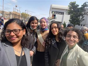 Les lauréates au Palais culturel d'Ismaïlia