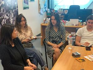  Visite des étudiants de l’université Paris 1 (Panthéon Sorbonne)