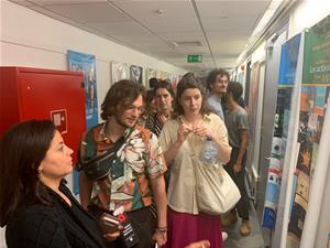  Visite des étudiants de l’université Paris 1 (Panthéon Sorbonne)