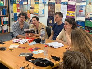  Visite des étudiants de l’université Paris 1 (Panthéon Sorbonne)