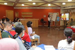  Les participants de l'atelier " Cercueils et Divinités Égyptiennes "