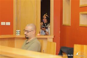  M<sup>lle </sup>Ranin Essam, l'animatrice de l'atelier " Cercueils et Divinités Égyptiennes "