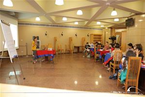 Les participants de l'atelier "Conversation"