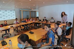 Les participants de l'atelier " Les dix mots de la francophonie"