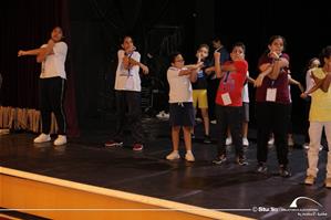 Les participants de l'atelier "Hip Hop"