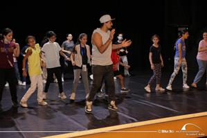 Les participants de l'atelier "Hip Hop"