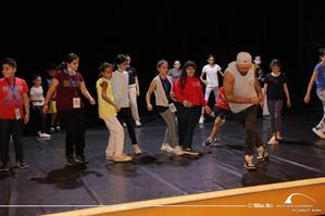 Les participants de l'atelier "Hip Hop"