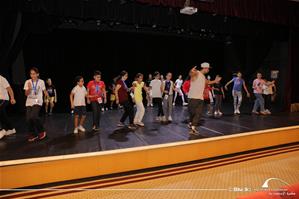 Les participants de l'atelier "Hip Hop"