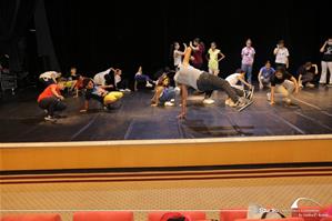 M. Ahmed Harissa, l’animateur de l’atelier "Hip Hop"