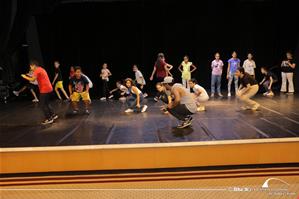 M. Ahmed Harissa, l’animateur de l’atelier "Hip Hop"