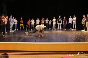 M. Ahmed Harissa, l’animateur de l’atelier "Hip Hop"