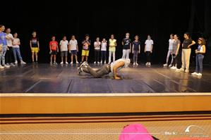 M. Ahmed Harissa, l’animateur de l’atelier "Hip Hop"